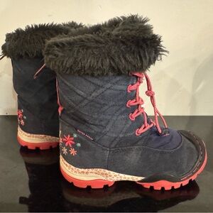 Jambu KD Kids Winter Boots with Faux Fur Lining - 12T